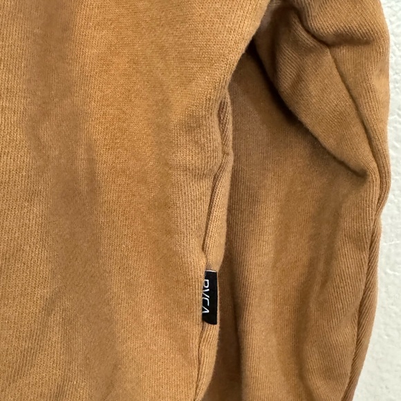 Retro RVCA Brown 70s Vibe Crew SUN Art Surf Women’s S Sweatshirt - Picture 5 of 6